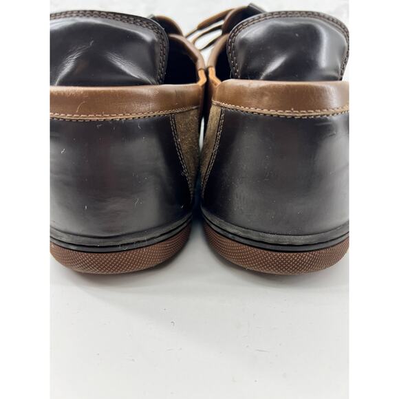 Louis Vuitton Leather Suede Low Top Sneakers Trainers Lace Up Brown Men's 10.5 - Picture 13 of 15